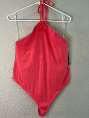Wild Fable Womens Ribbed Bodysuit Size L